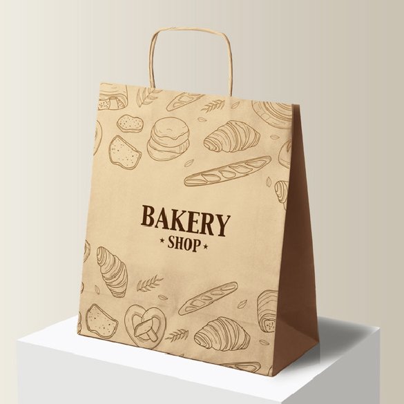 Bakery bag 9H X 6W X 18G