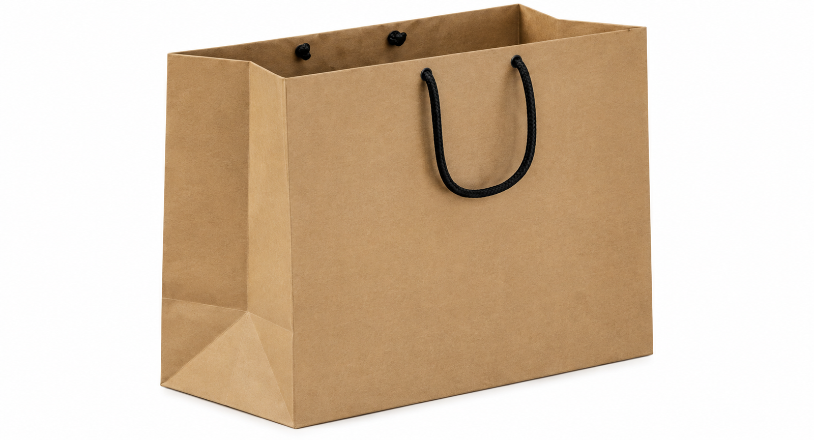 Rope Handle Paper Bag 12H × 14W x 5G